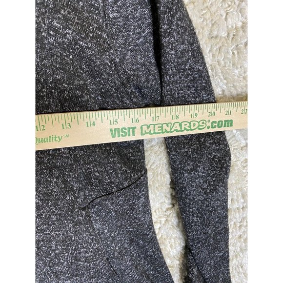 Eddie Bauer Womens Full Zip Hoodie Black Gray Heather Lightweight Size Small - Picture 6 of 11